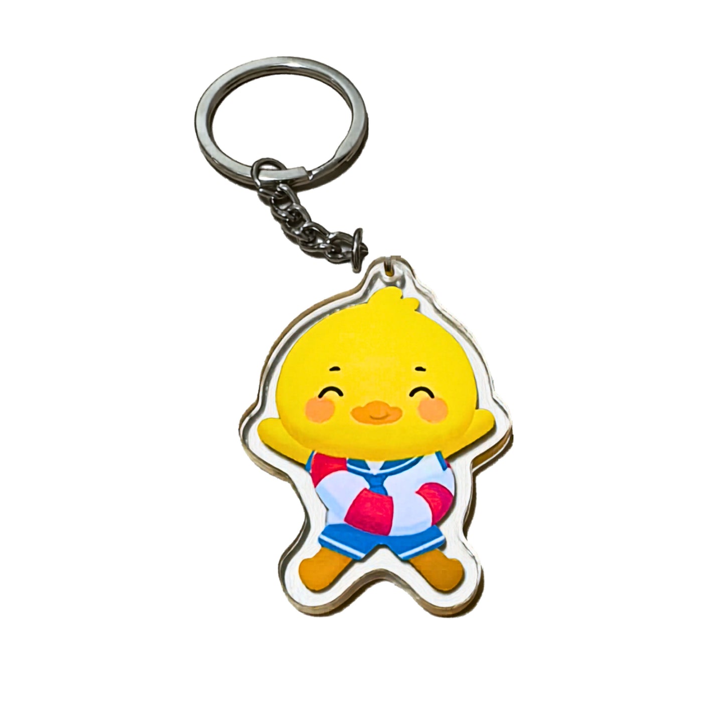 得得 (Duck Duck) 亞加力情緒伴讀匙扣 - 水手服限定版